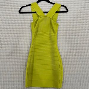 Marciano halter bodycon dress